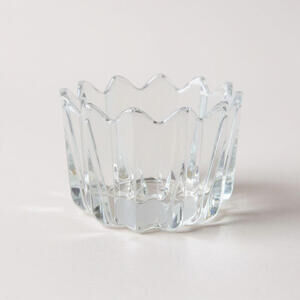 Orrefors Crystal Fleur Crown Bowl by Jan Johansen Sweden 1970s
